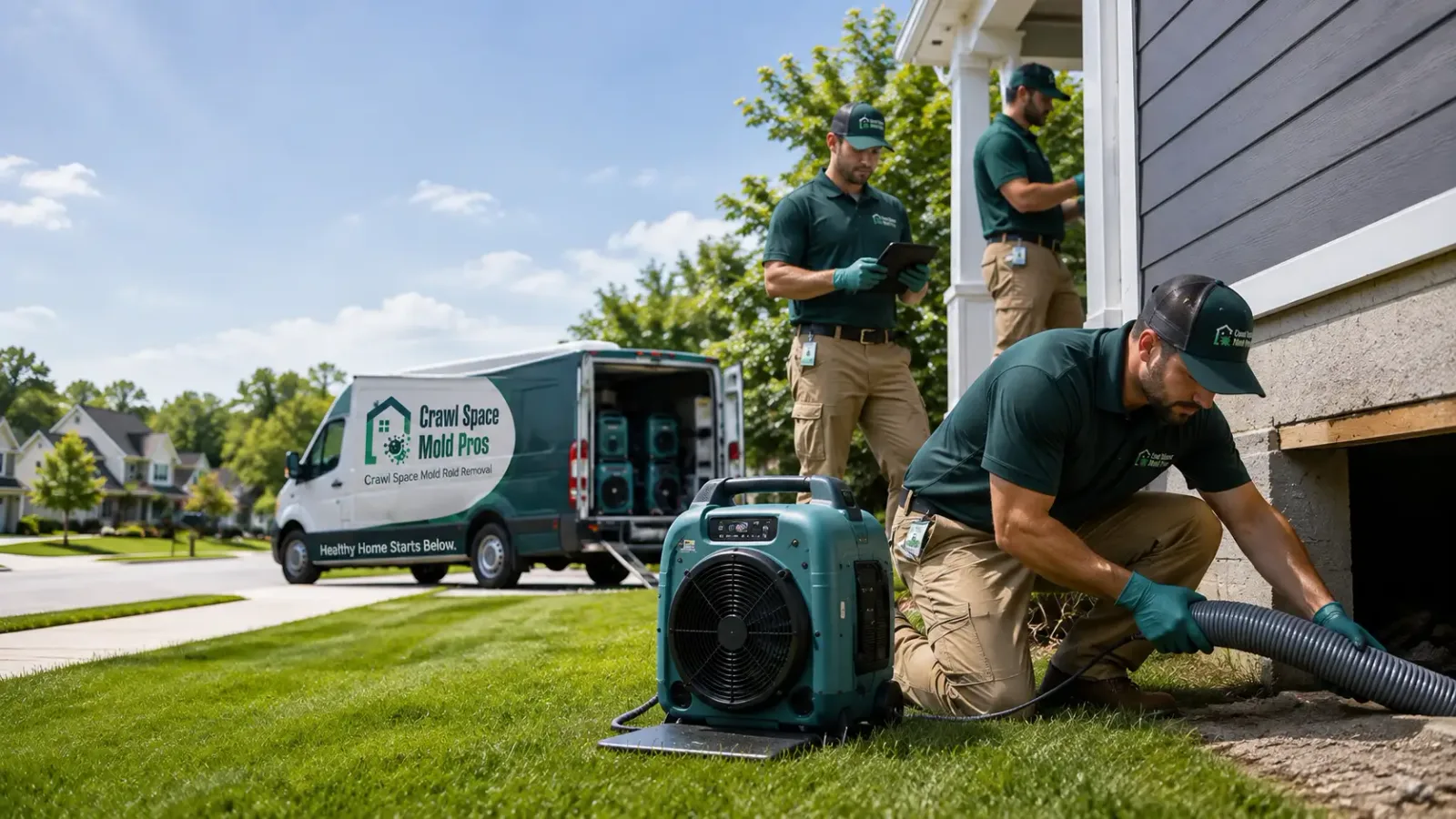 Crawl Space Mold Removal in Erwin, SD